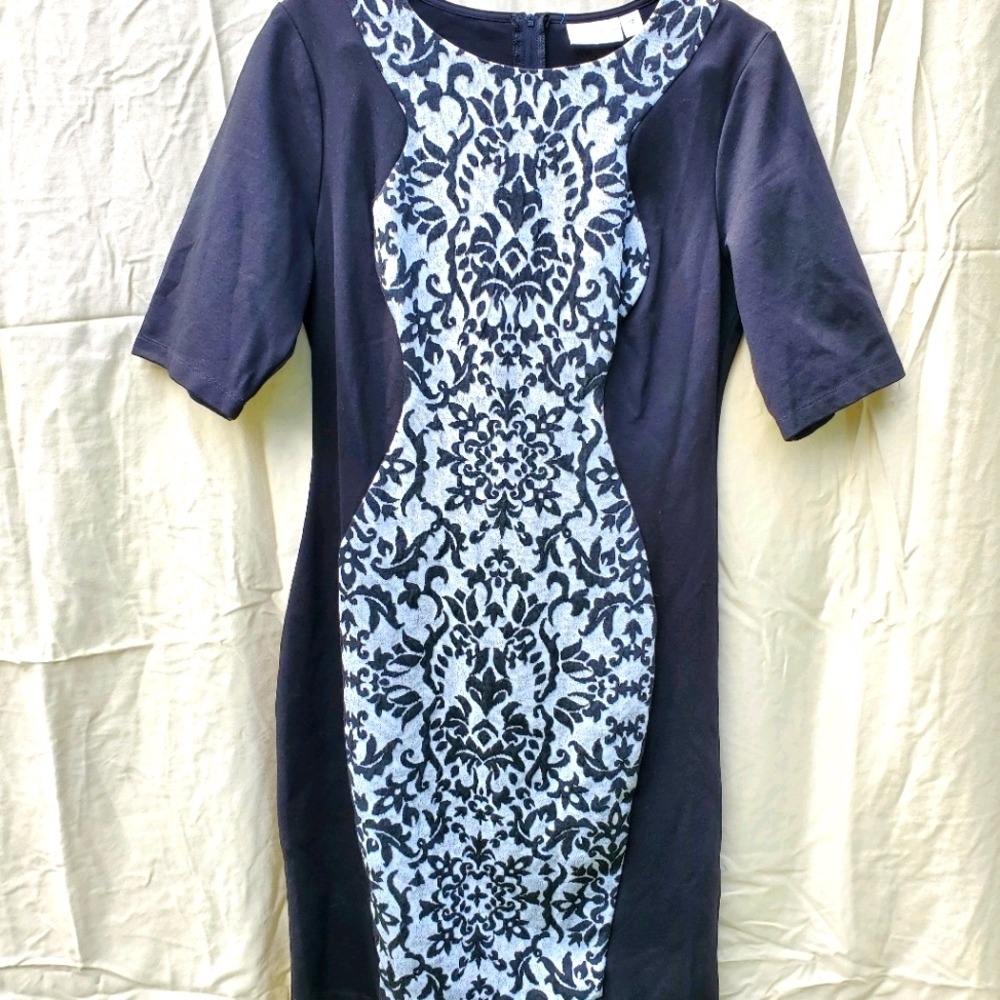 Bisou Bisou Dress with 3/4 Length Sleeves